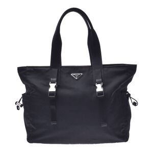 Prada Tessuto Montagna Black Nylon Tote Bag